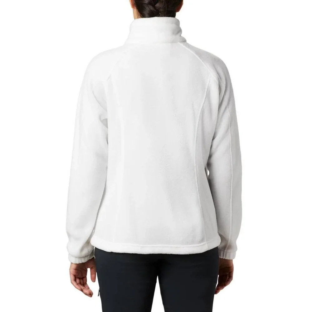 NWT COLUMBIA Women's Benton Springs™ Full Zip Fleece Jacket White Size M - Picture 3 of 9